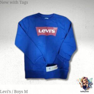 Levi’s Boys Medium Logo Sweatshirt 🔥 (NWT)